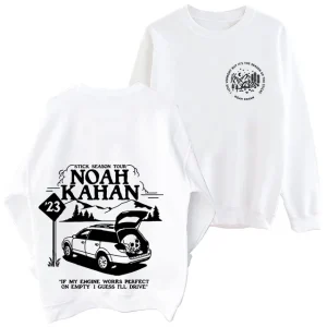 The Soul of a Tour: Exploring the 2023 Tour Stick Season Noah Kahan Sweatshirt